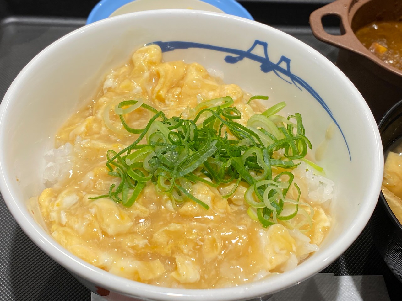 【松屋の朝食】「ふあとろ玉子のあんかけ朝ごはん」2