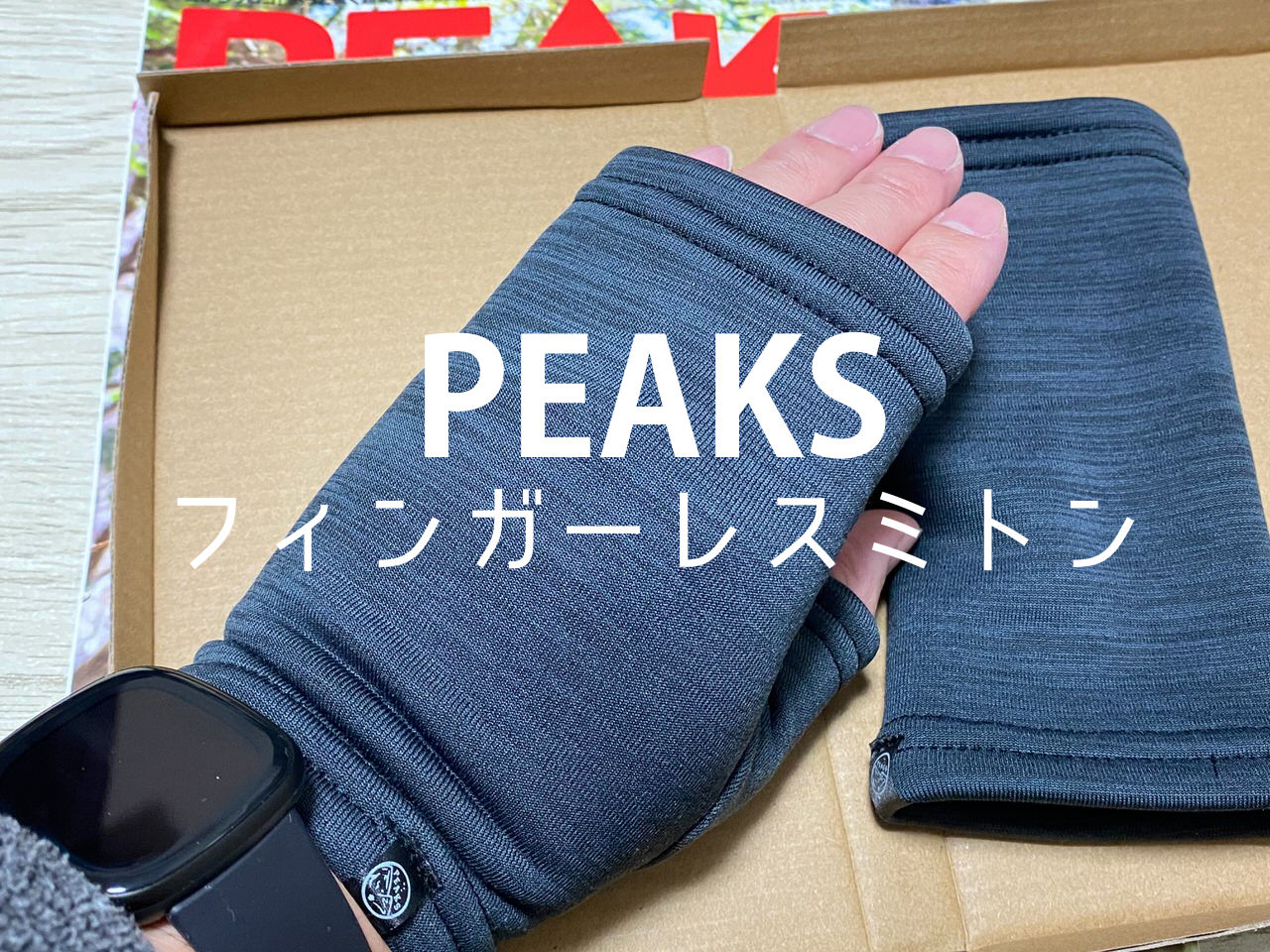 【付録】「PEAKS 2021年2月号」まだまだ続く寒い日にストレッチ素材で使いやすいフィンガーレスミトン【改】 #提供 5 title 1