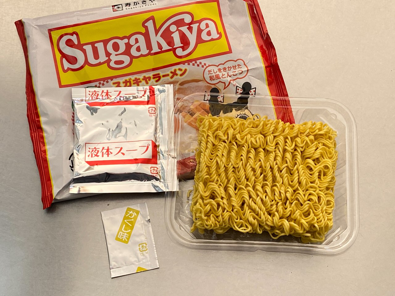 ローソンストア100で購入した寿がきやの袋麺「スガキヤラーメン」和風とんこつは毎日食べられる優しき味 3