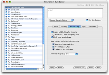  Software Pithhelmet Ruleeditor-Adblocking