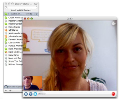 Skype Mac Video