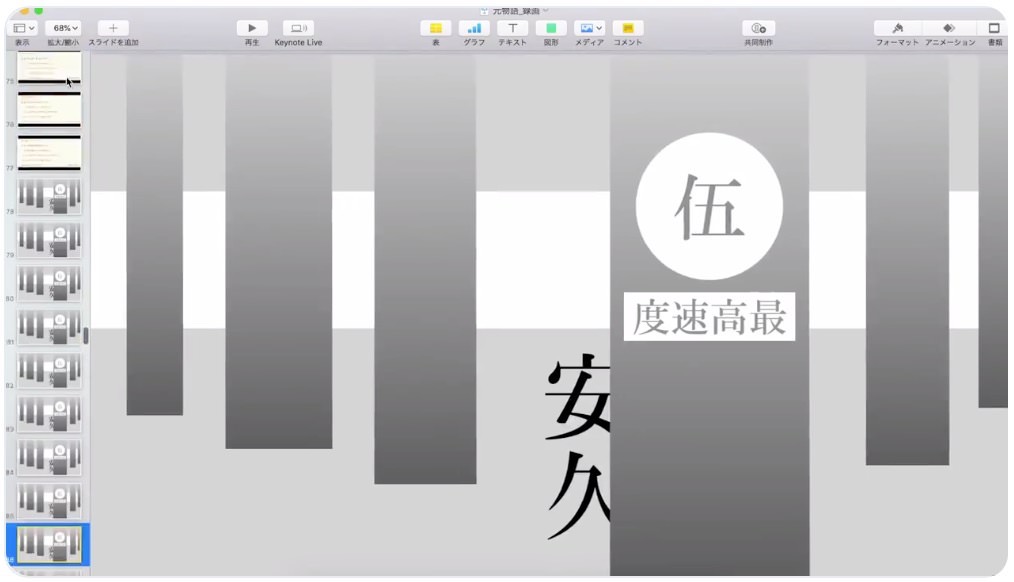 12時間の力作！Keynoteで作られた化物語風のアニメーションが超秀逸