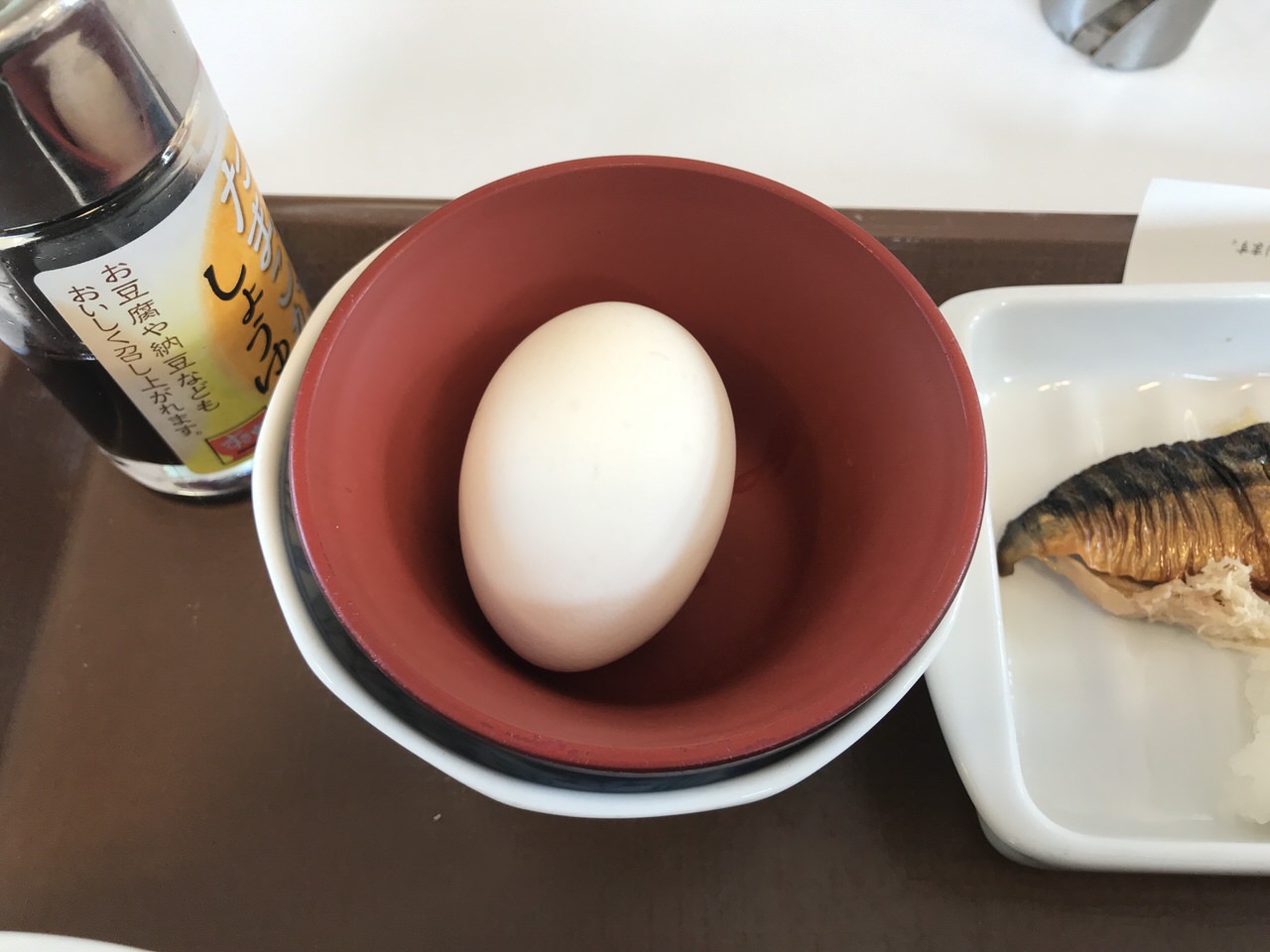 すき家の朝食「さば朝食」3