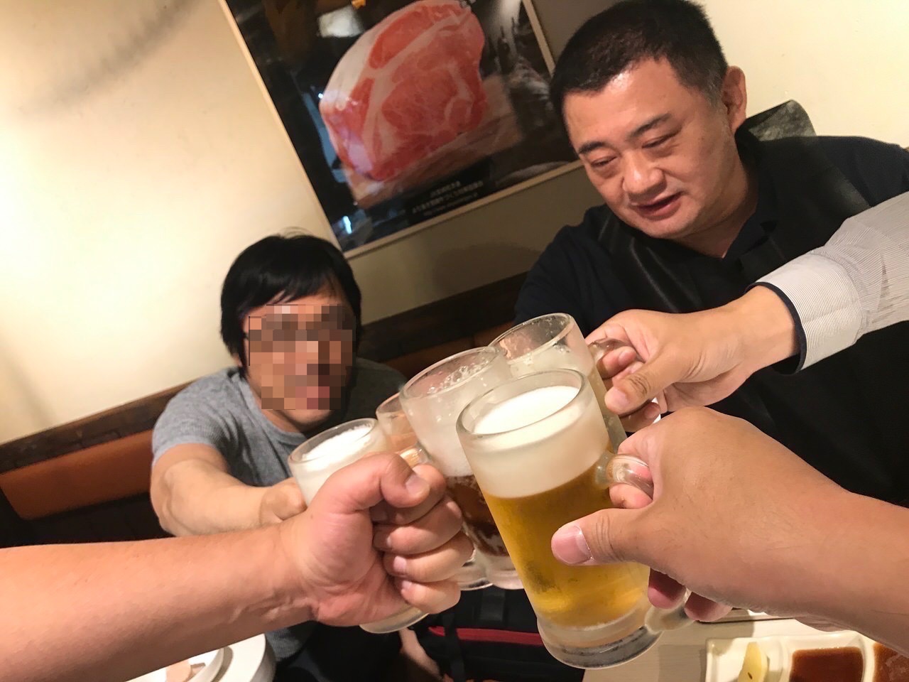 焼肉笹塚園 乾杯