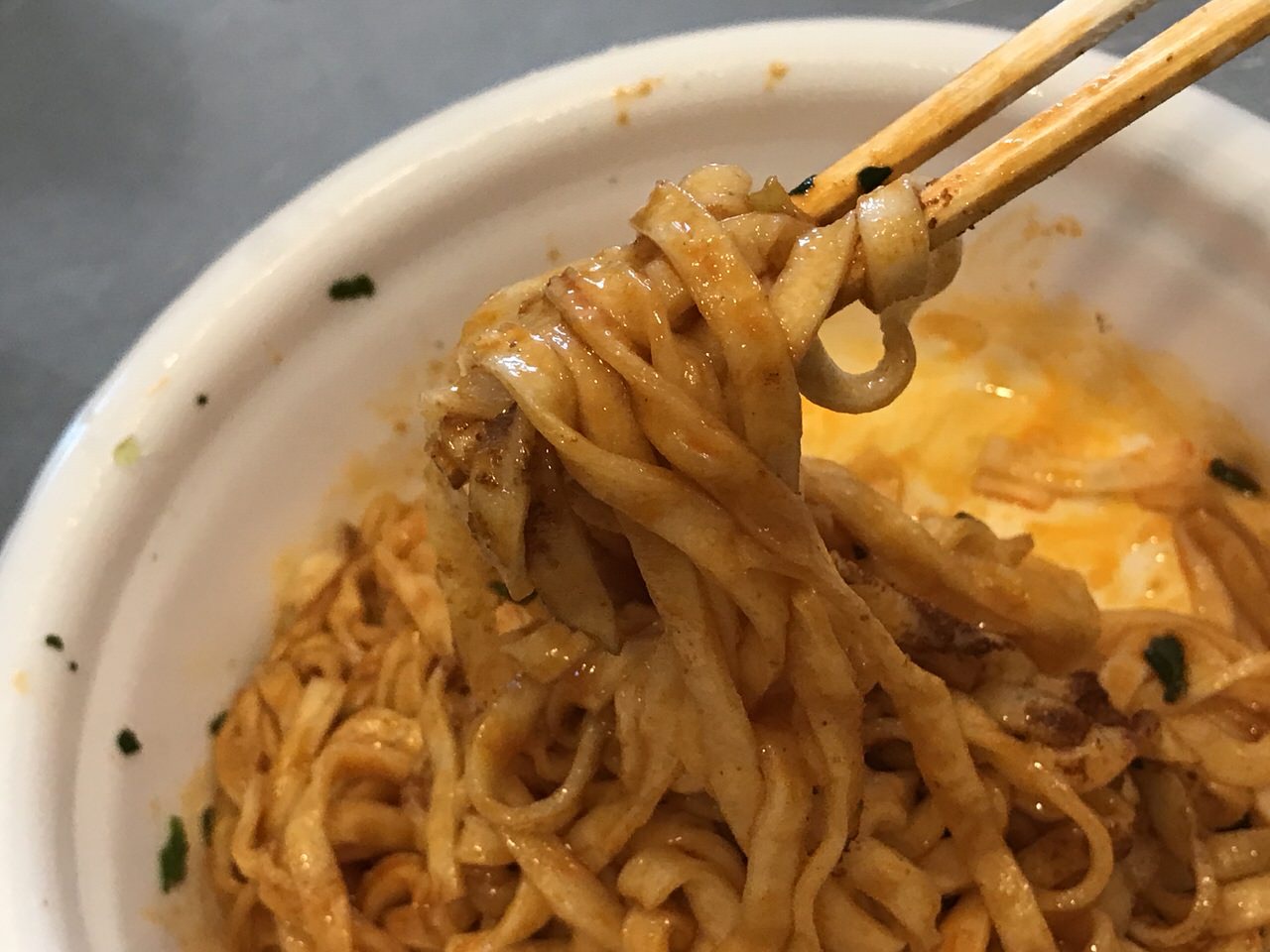 日清「どん兵衛 担担焼うどん」7