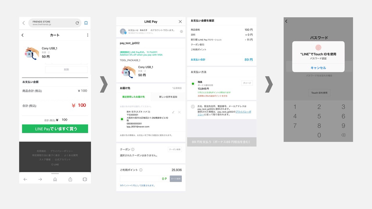 「LINE Checkout」LINE Pay加盟店で決済・配送までワンストップで提供