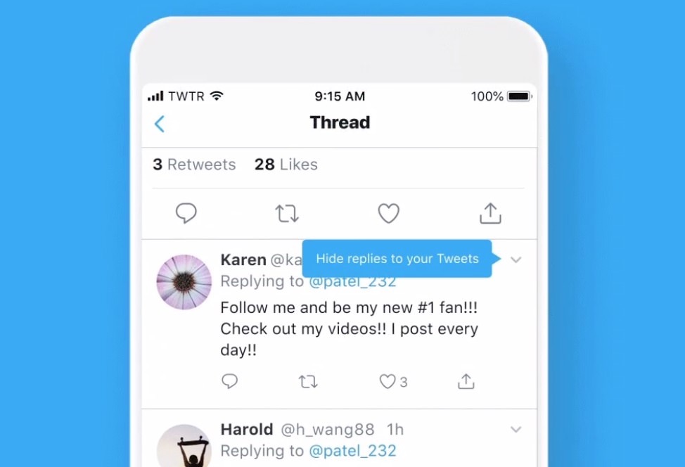 「Twitter」ツイートを隠す機能をカナダで先行してテスト