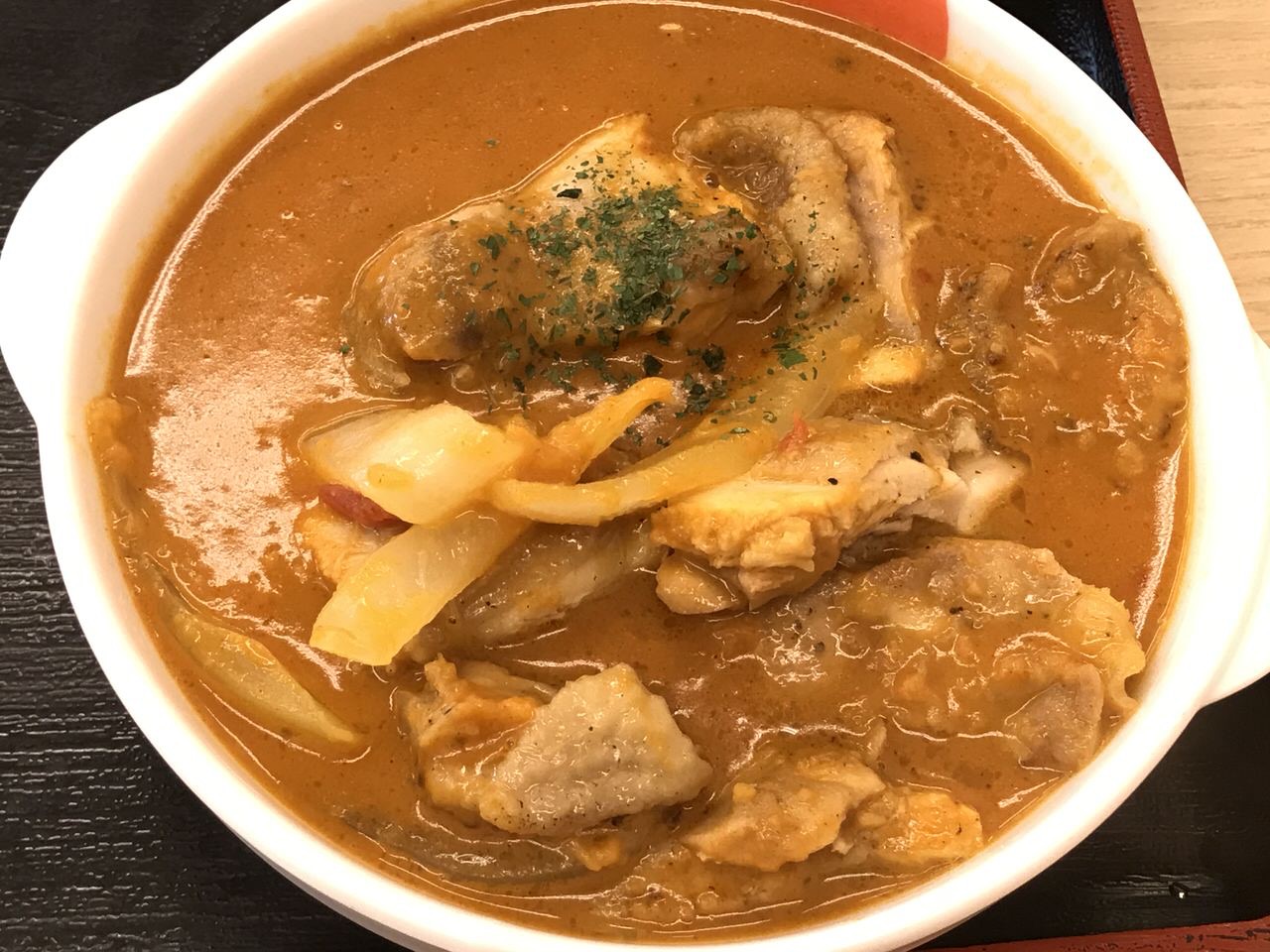 【松屋】「ごろごろチキンのバターチキンカレー」3