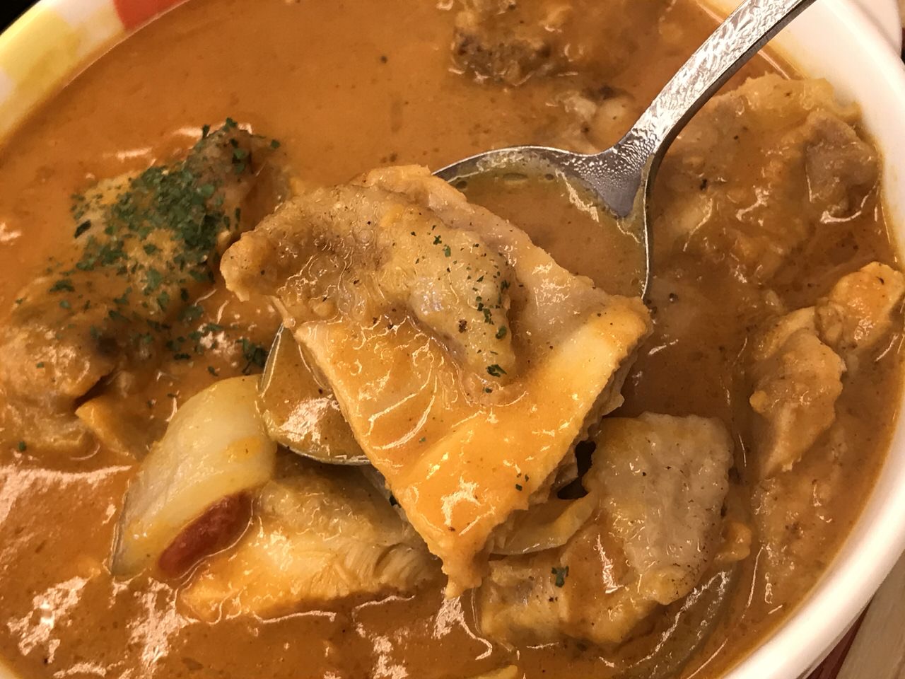 【松屋】「ごろごろチキンのバターチキンカレー」4