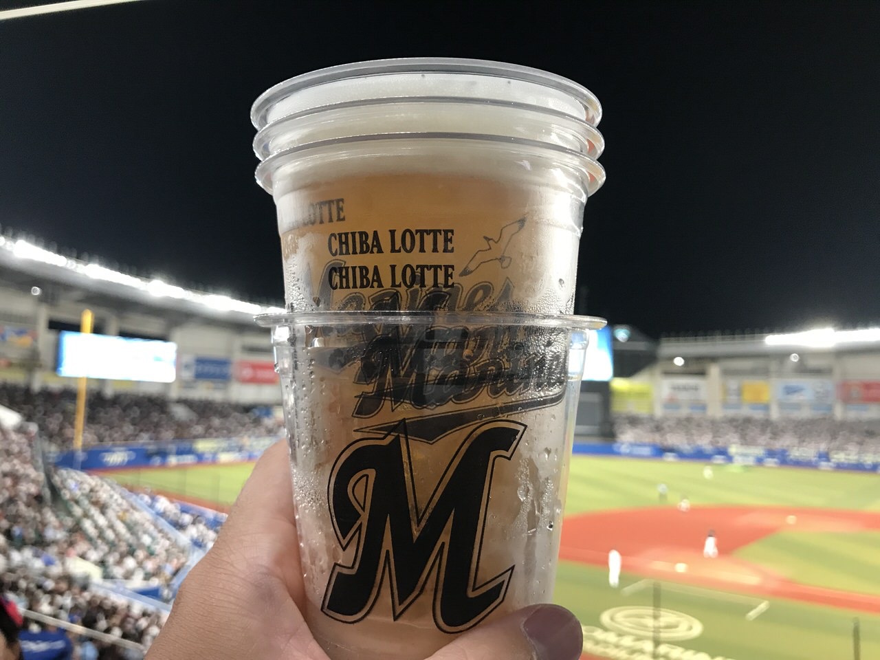 マリンスタジアム「ビール半額デー」過去最高の41,984杯に少しだけ貢献してきた！