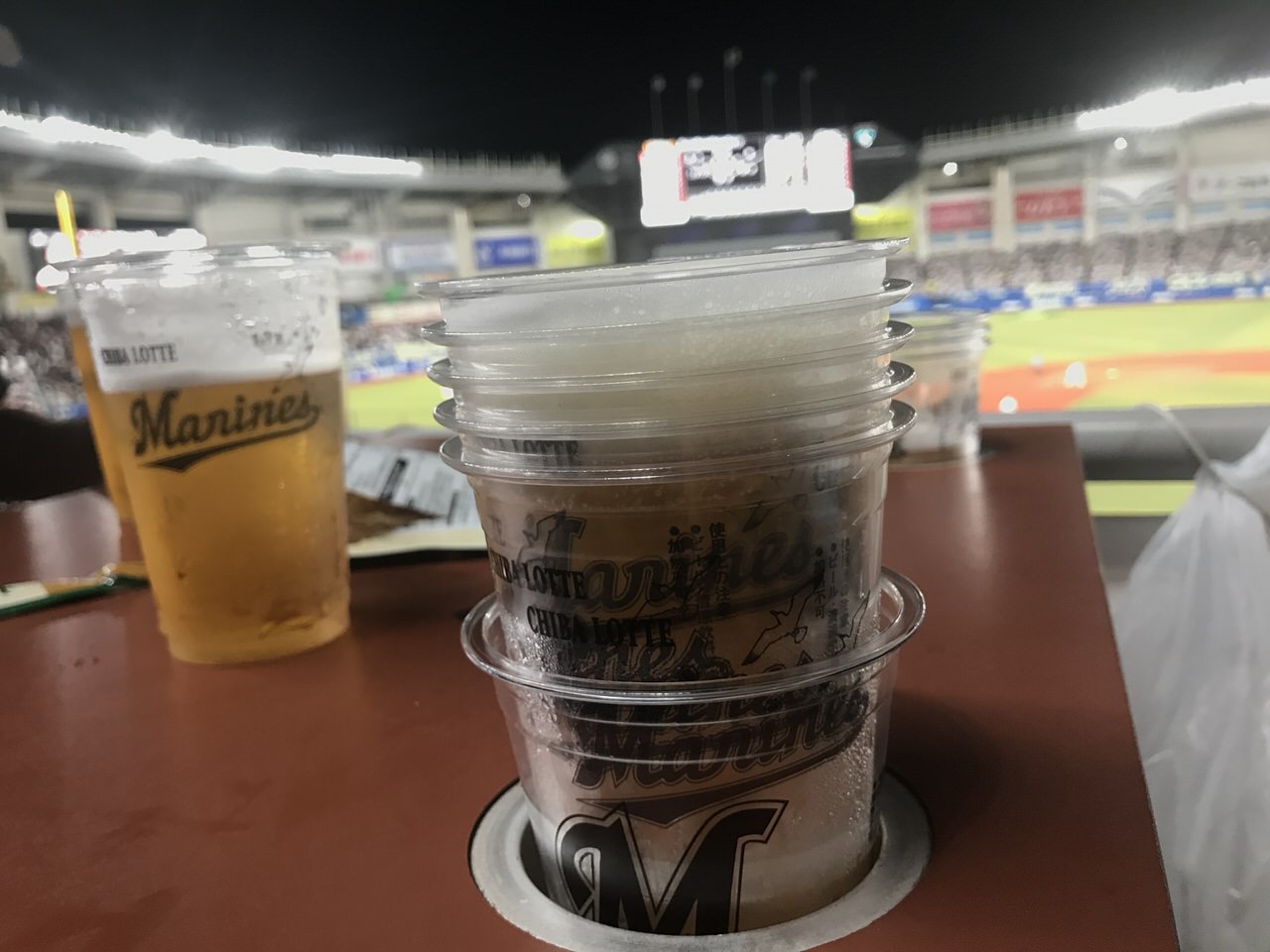 マリンスタジアム「ビール半額デー」過去最高の41,984杯に少しだけ貢献してきた！