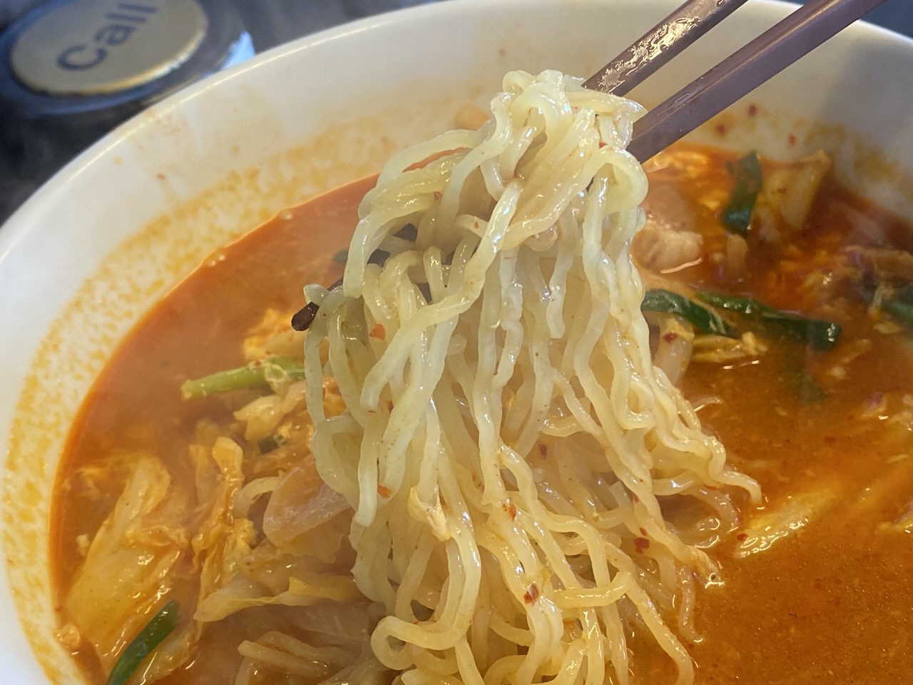 日高屋「チゲ味噌ラーメン」チゲ味噌丼 3