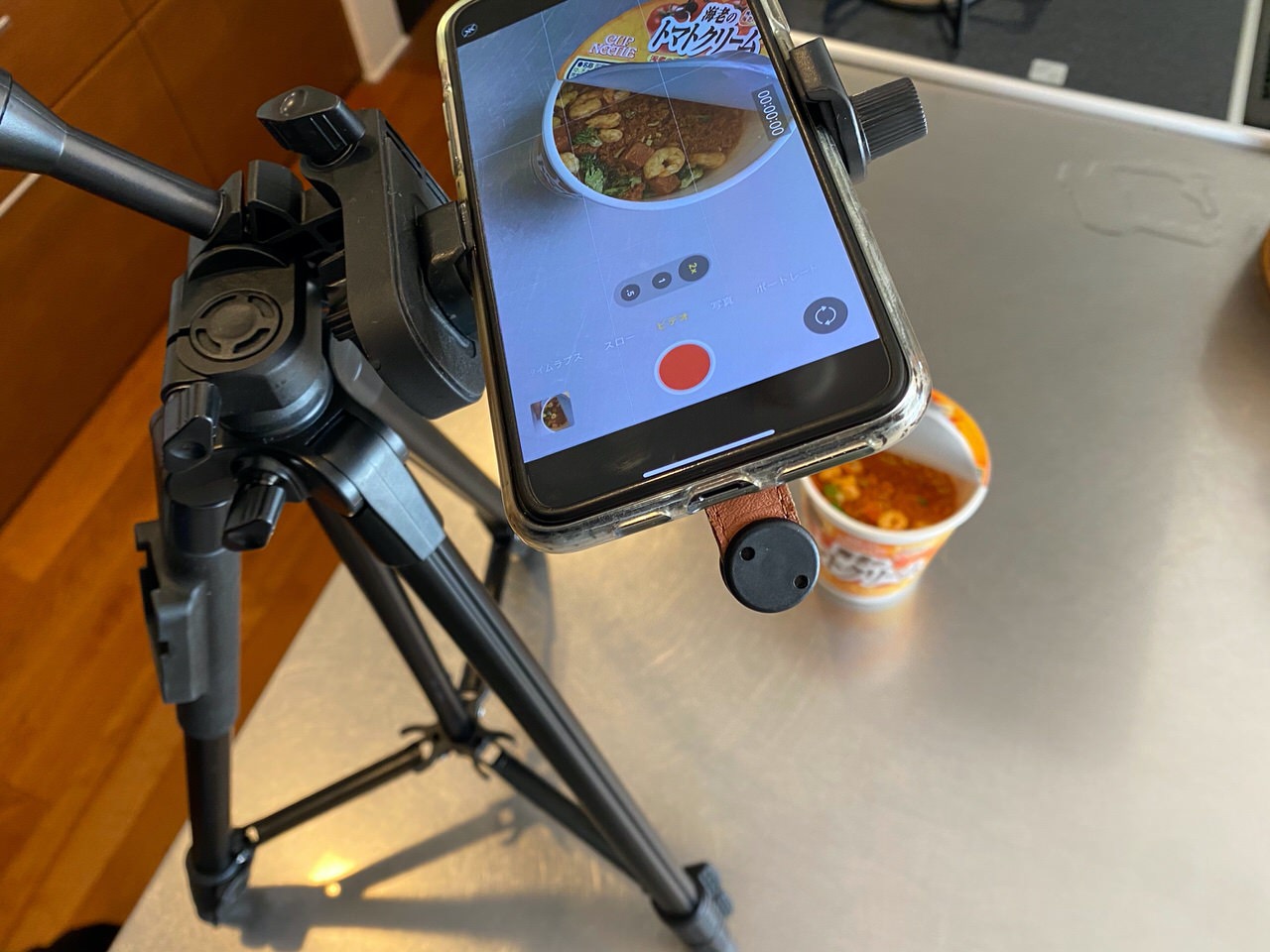 iPhone スマートフォン 三脚 2