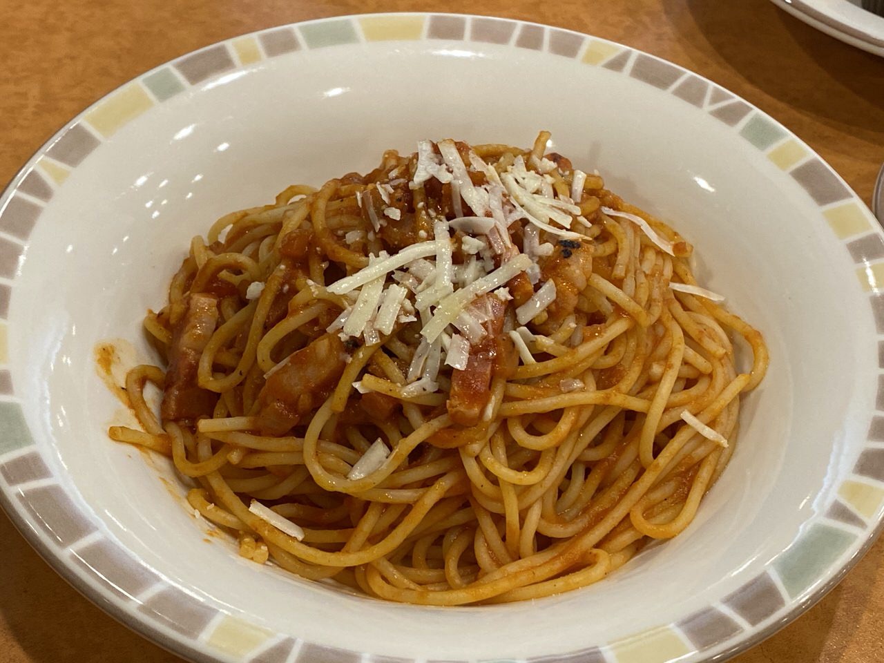 【サイゼリヤ】「パルマ風スパゲッティ」5