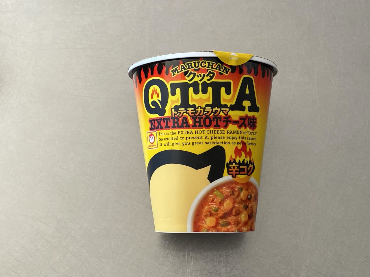 トテモカラウマ「QTTA（クッタ） エクストラホット チーズ味」食べてみた