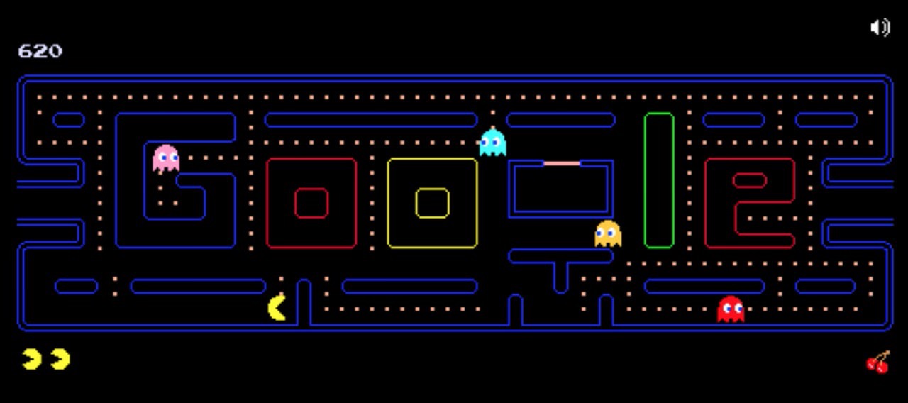 Googleロゴ、自宅で遊べる「人気の Google Doodle ゲーム」に