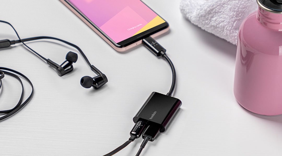 【Belkin】最大60Wで急速充電しながら有線ヘッドホンが使える「CONNECT USB-C オーディオ＋充電アダプタ」