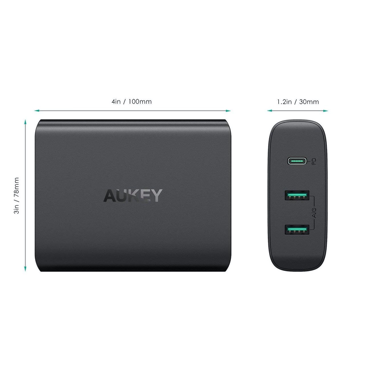 AUKEY、PD3.0を搭載した3ポート急速充電器「PA-Y12」35%オフセール中（6/16まで）