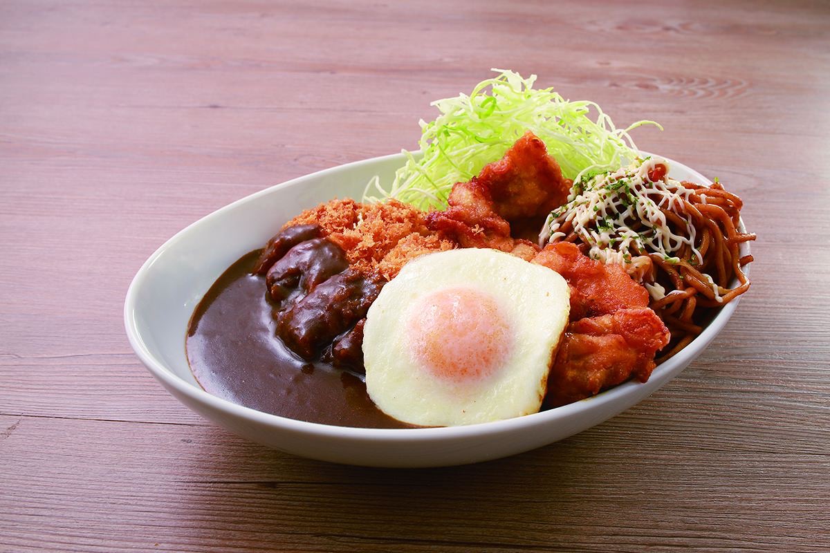 【かつや】からあげと焼きそばをベースにチキンカツカレーかチキンカツ丼が選べる「全力大人飯」期間限定で発売へ（6/26から）