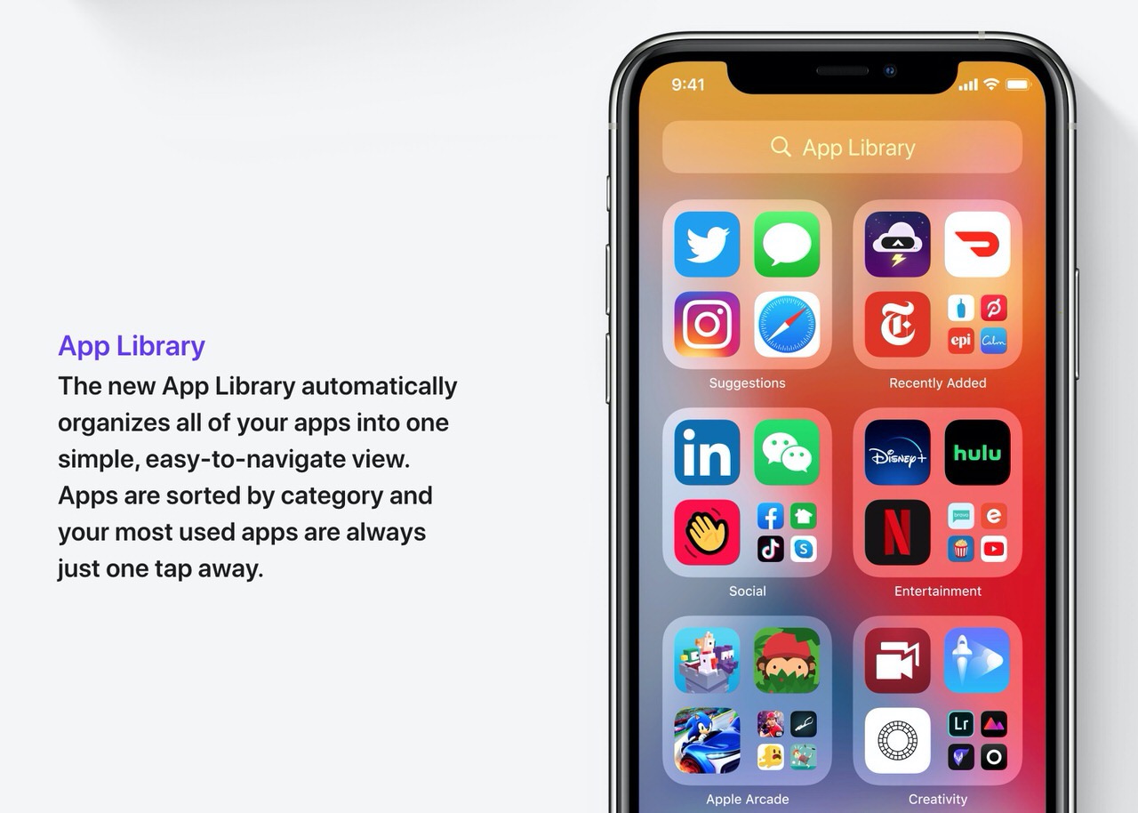 ホーム画面に設置できるウィジェット・アプリを自動整理するApp Libraryなどを搭載した「iOS 14」発表