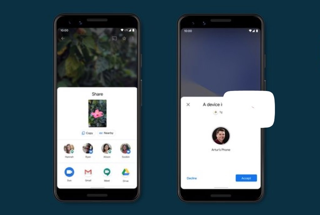 写真を手軽にシェアするAndroid版AirDrop機能「Nearby Share」リリース