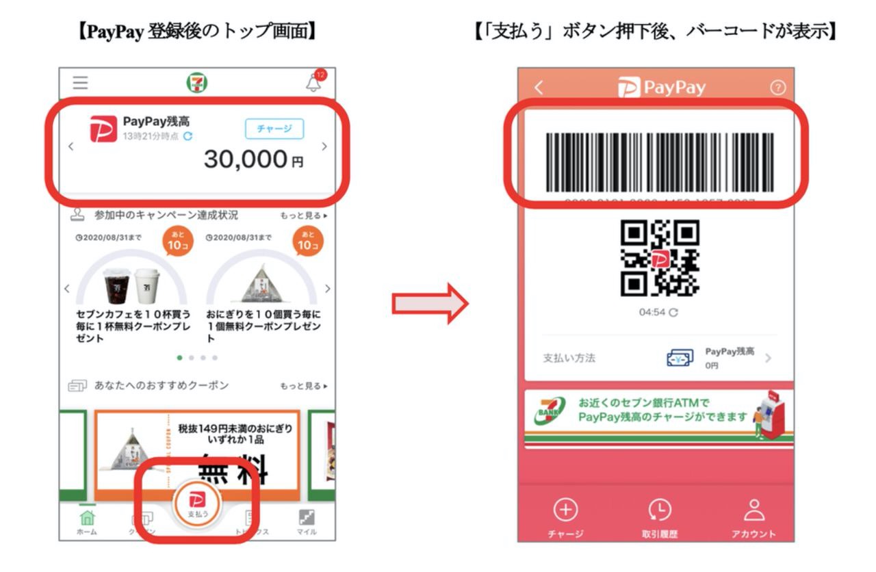 「セブンイレブンアプリ」にスマホ決済サービス「PayPay」を搭載すると発表