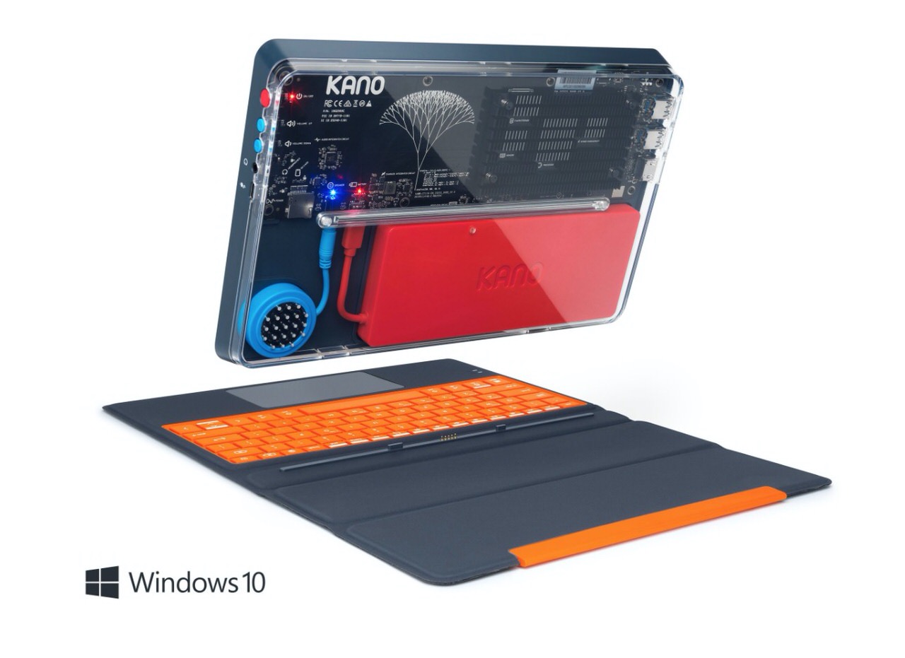 背面スケルトンでカッコカワイイ子供向けパソコン「Kano PC」Windows 10搭載で日本でも39,800円で発売へ