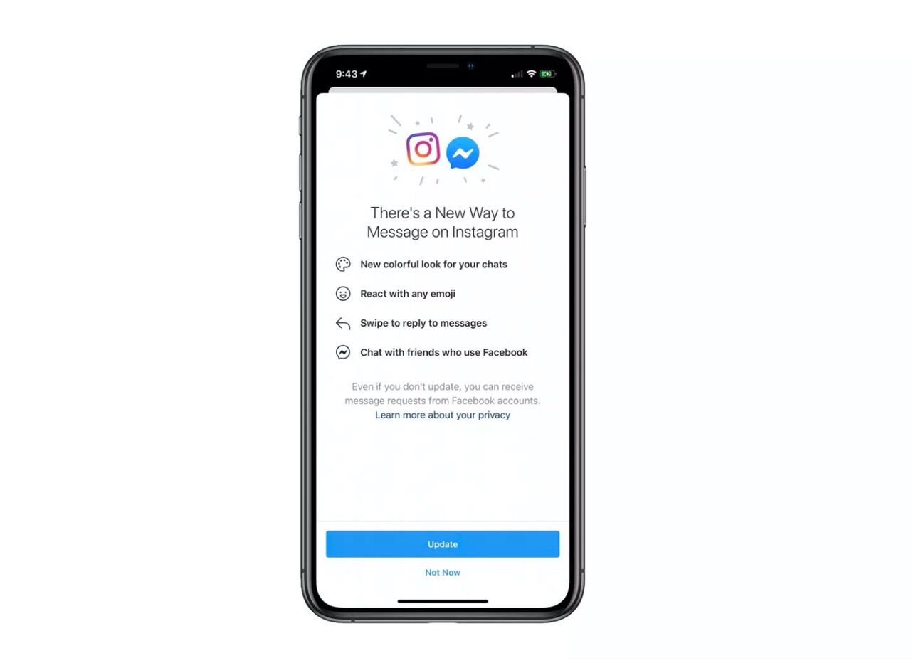 Facebook、InstagramとFacebookのメッセージ機能を統合開始