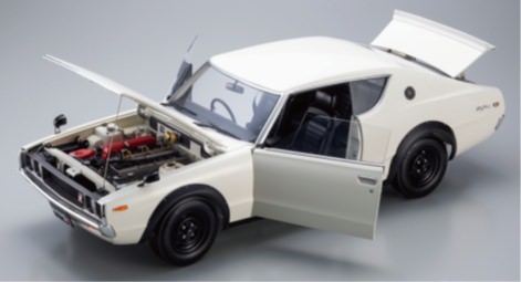 日産が完全監修し京商が製造する1/8スケール全長56cmの「ケンメリ GT-R」がデアゴスティーニに登場