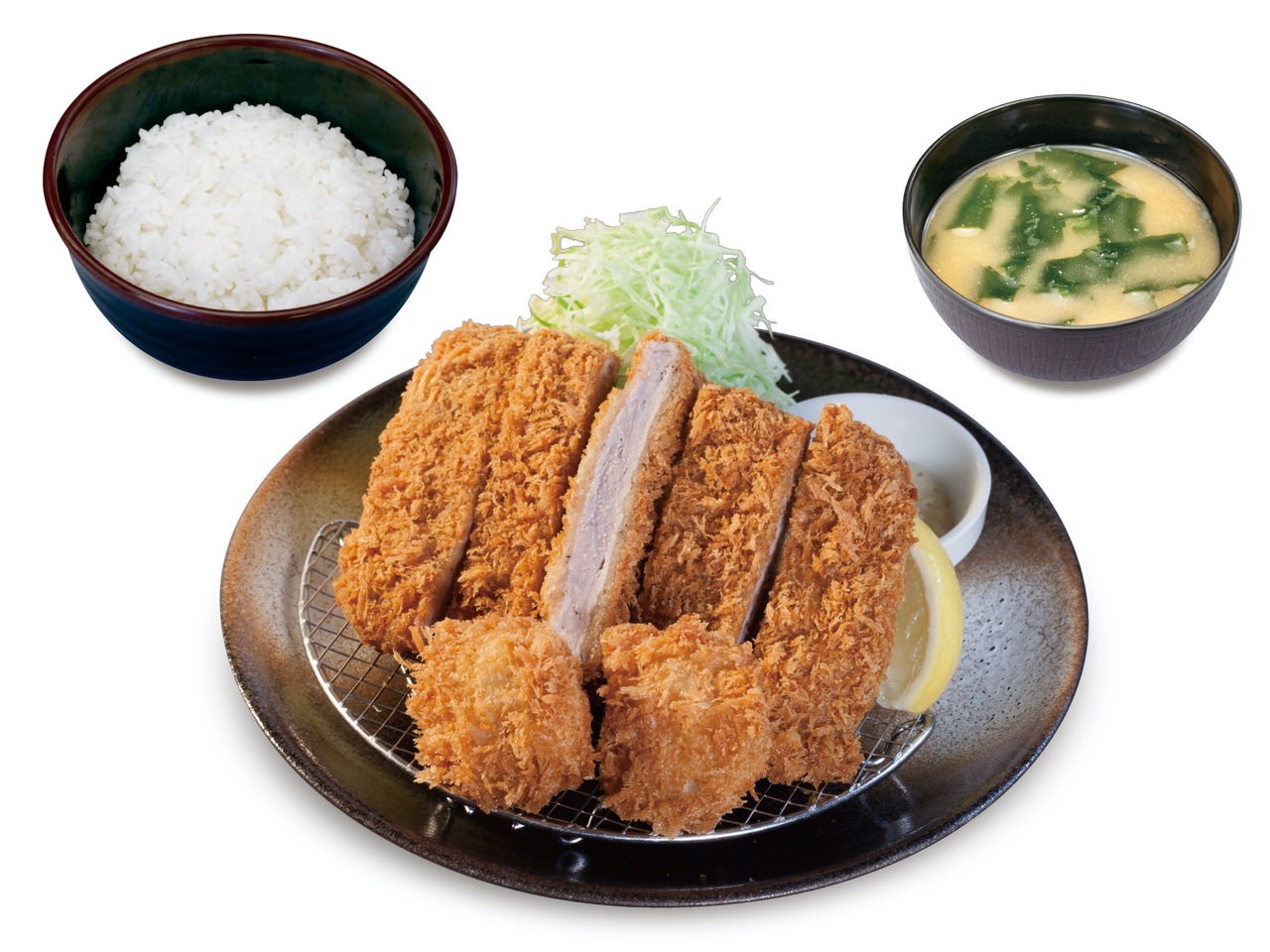 【松のや】青森県産ホタテフライの「ロースかつ＆ホタテフライ定食」「大判ヒレかつ＆ホタテフライ定食」発売中