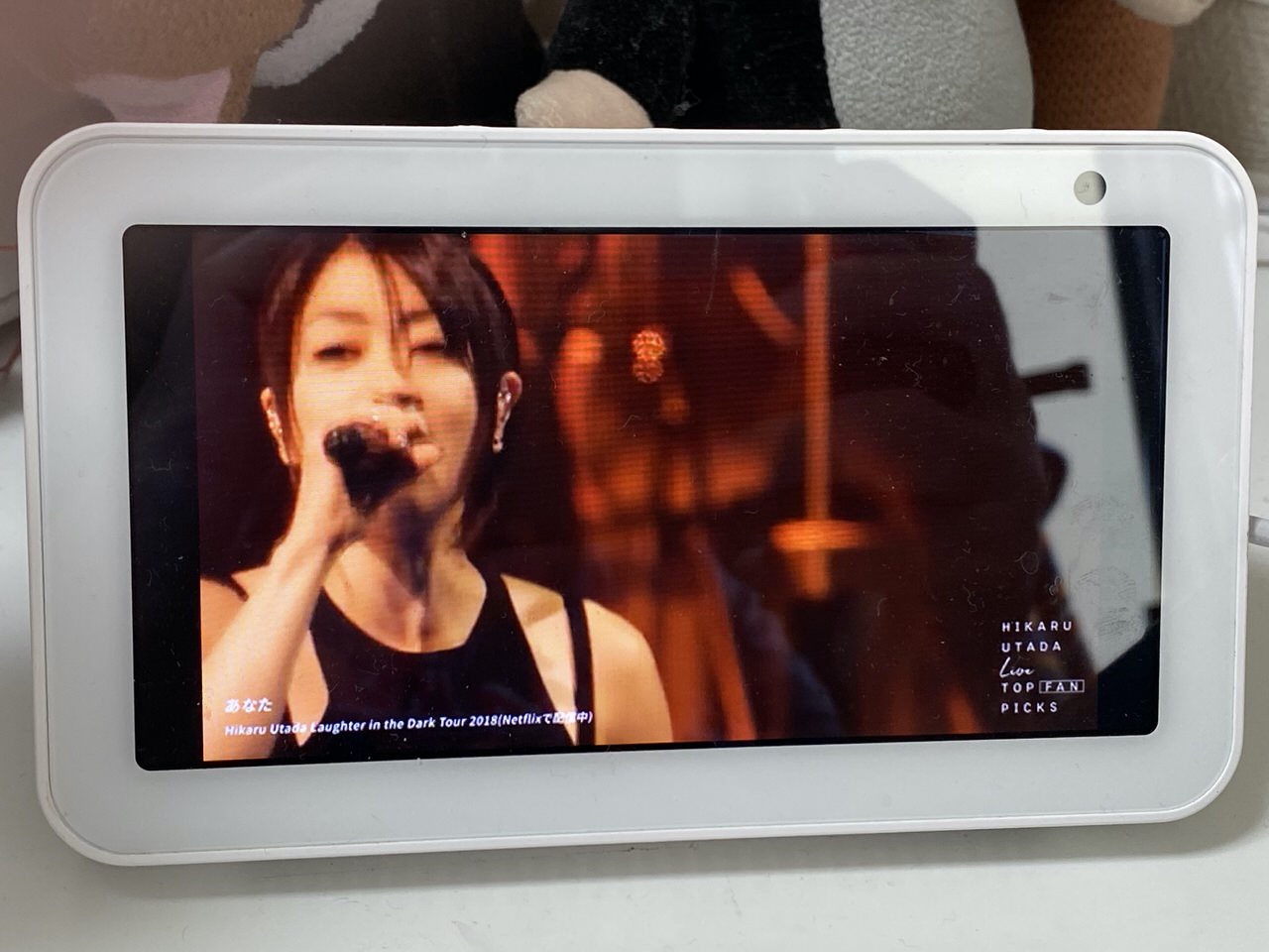 宇多田ヒカルの過去ライブ映像からファンが選んだ人気曲をまとめたYouTube特別番組「HIKARU UTADA Live TOP FAN PICKS」Echo Show 5で見るのに良い