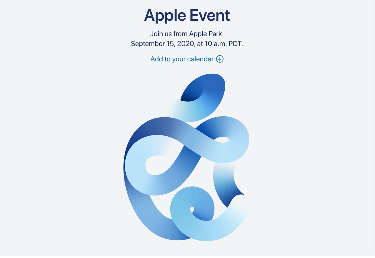 Apple、2020年9月15日に「Apple Event」を開催すると発表