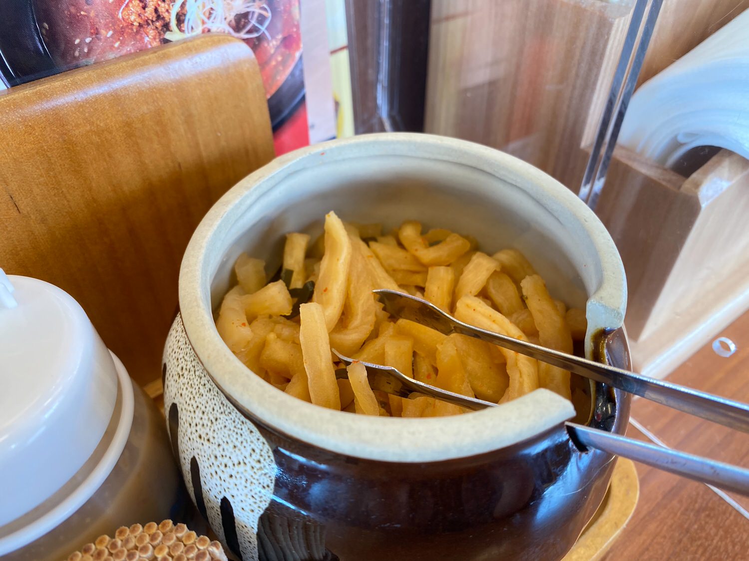 からあげ専門店の期間限定つけ麺「からあげ担々つけ麺」 04 04