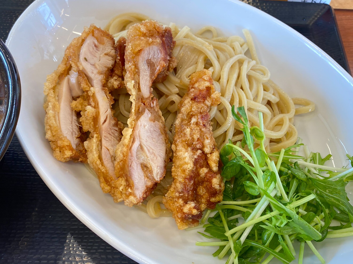 からあげ専門店の期間限定つけ麺「からあげ担々つけ麺」 11 04