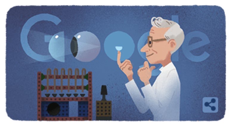 Google logo Otto Wichterle