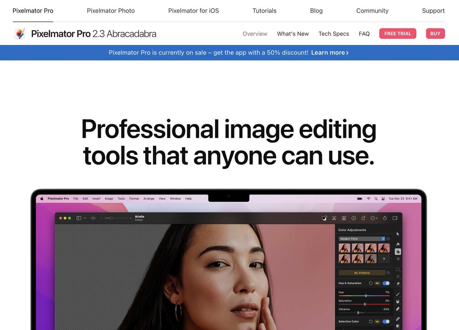 Pixelmator Pro sale