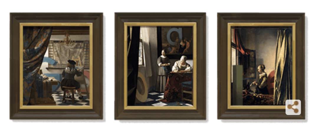 Google logo Johannes Vermeer