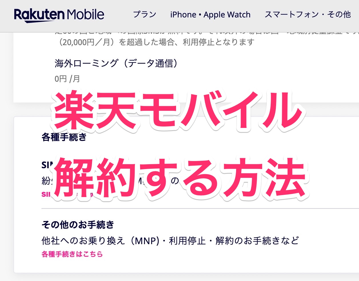 Rakuten mobile end 140002