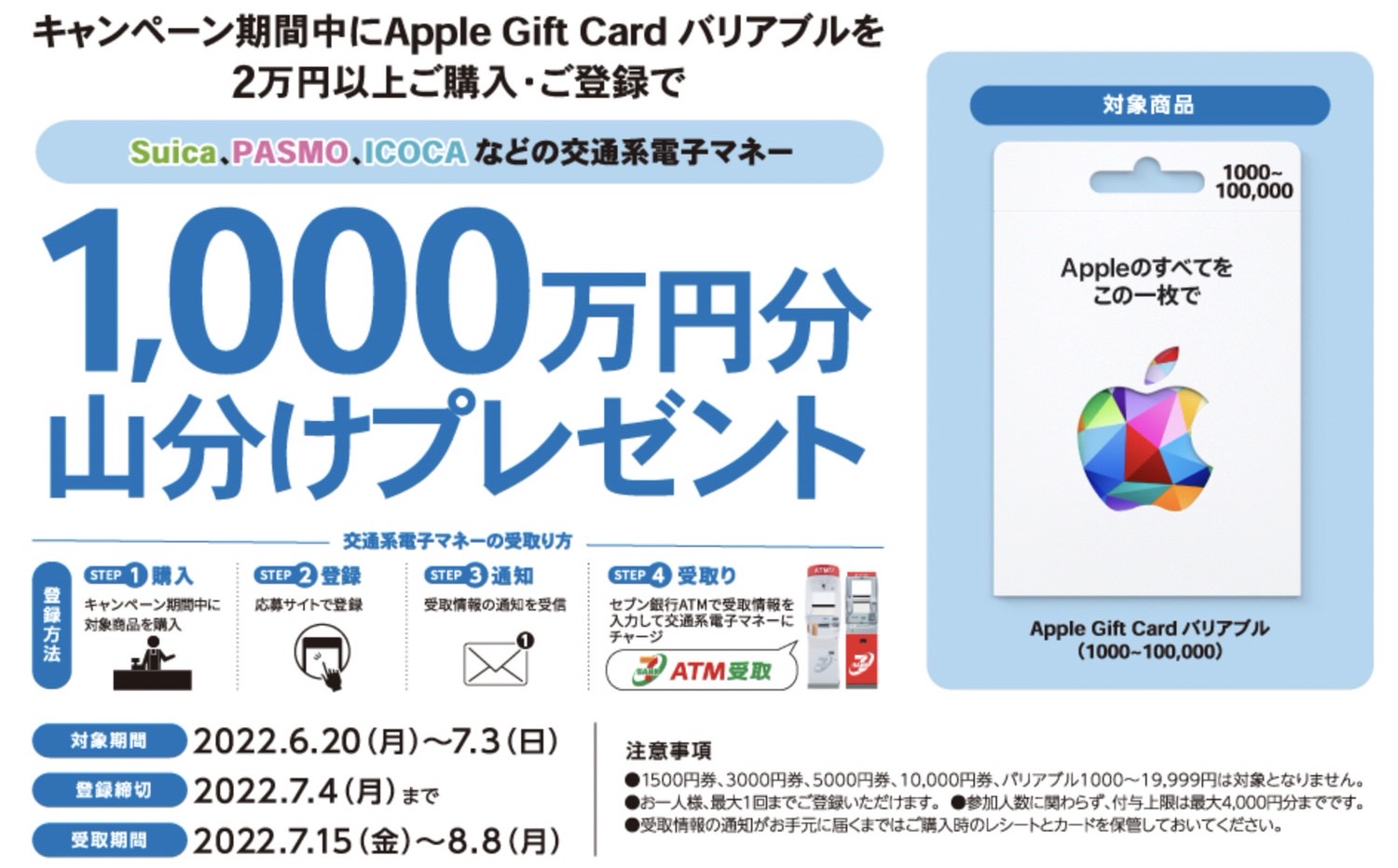 Apple gift 10000