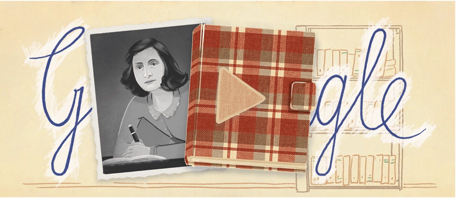 Google logo anne frank