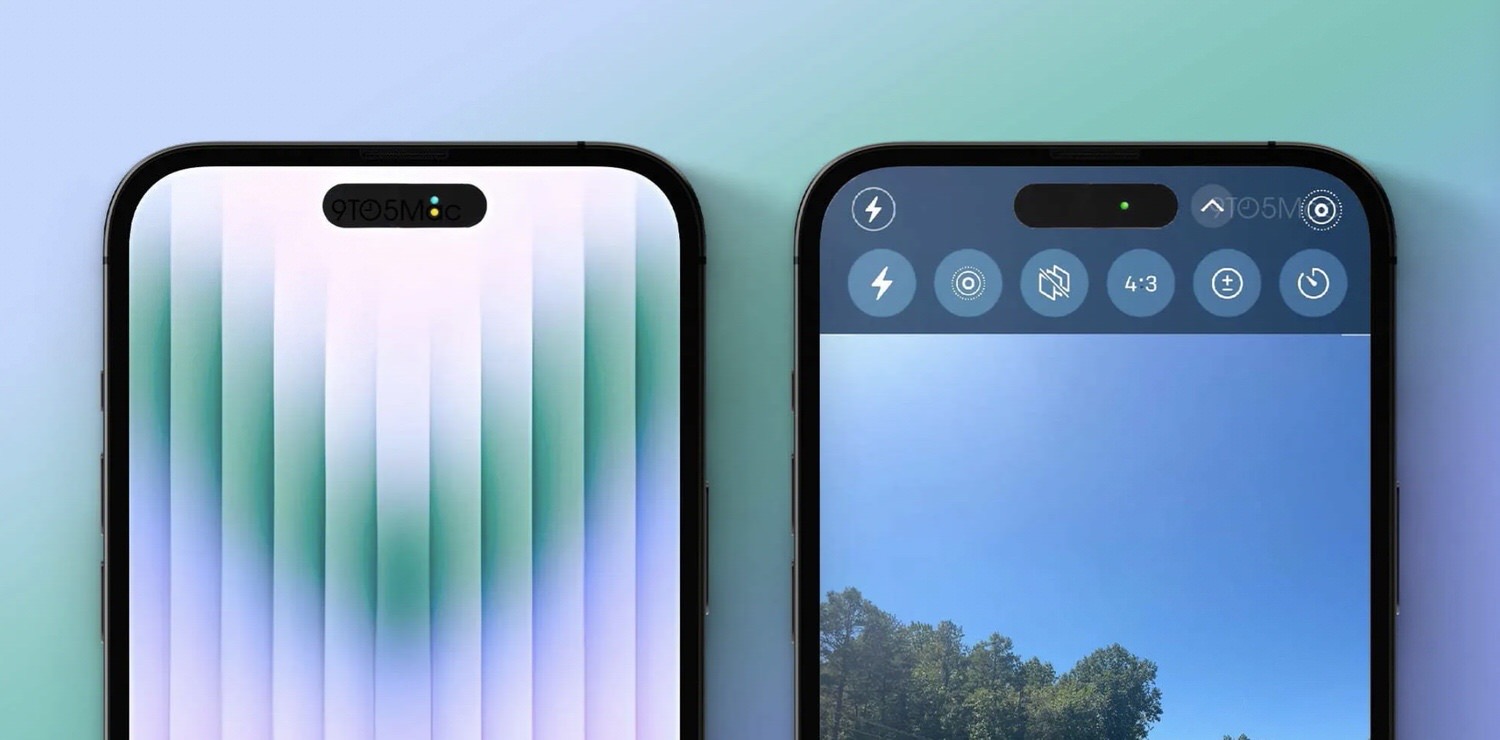 Iphone 14 notch camera ui