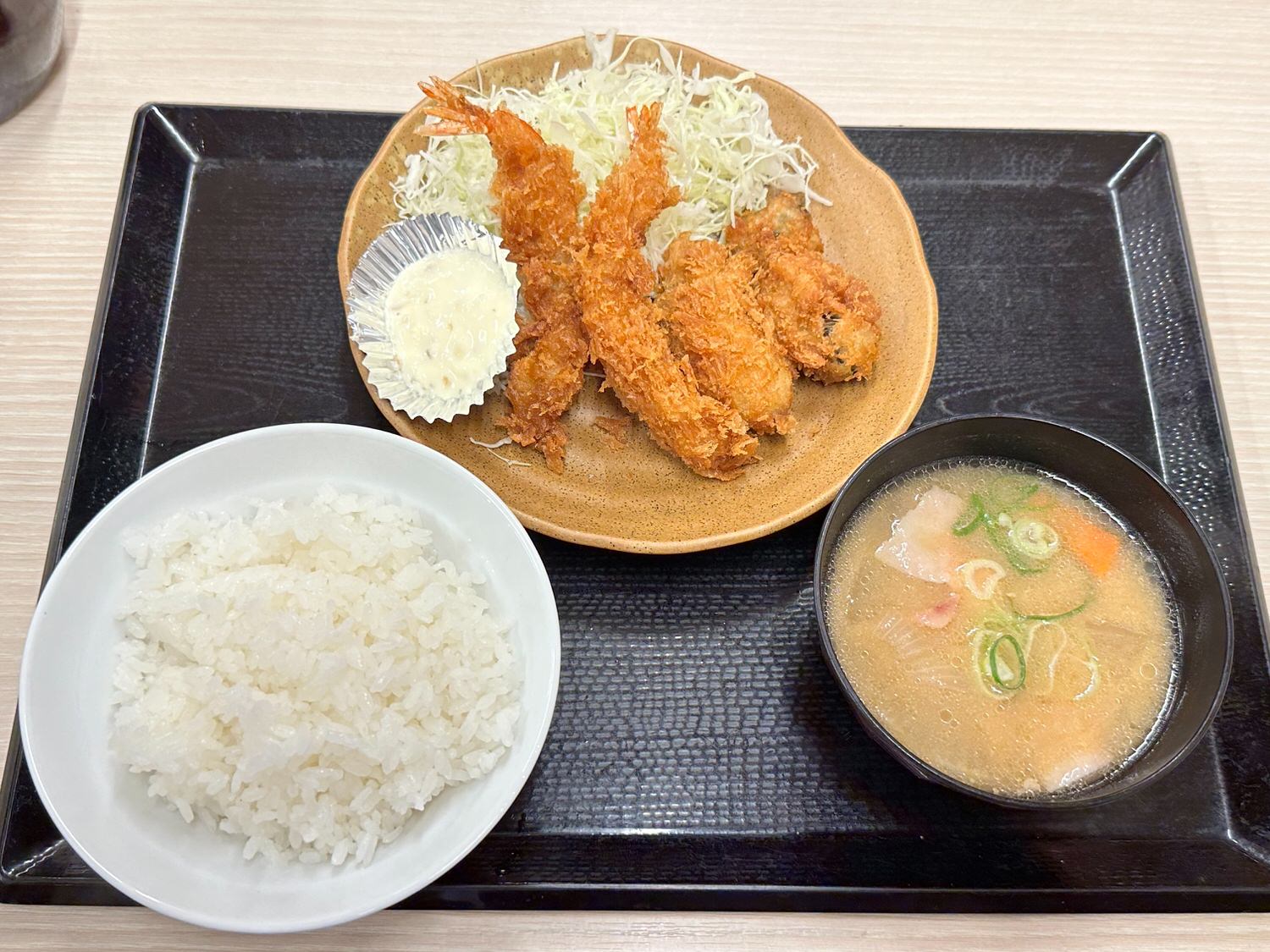 かつや 秋の海鮮フライ定食 22002