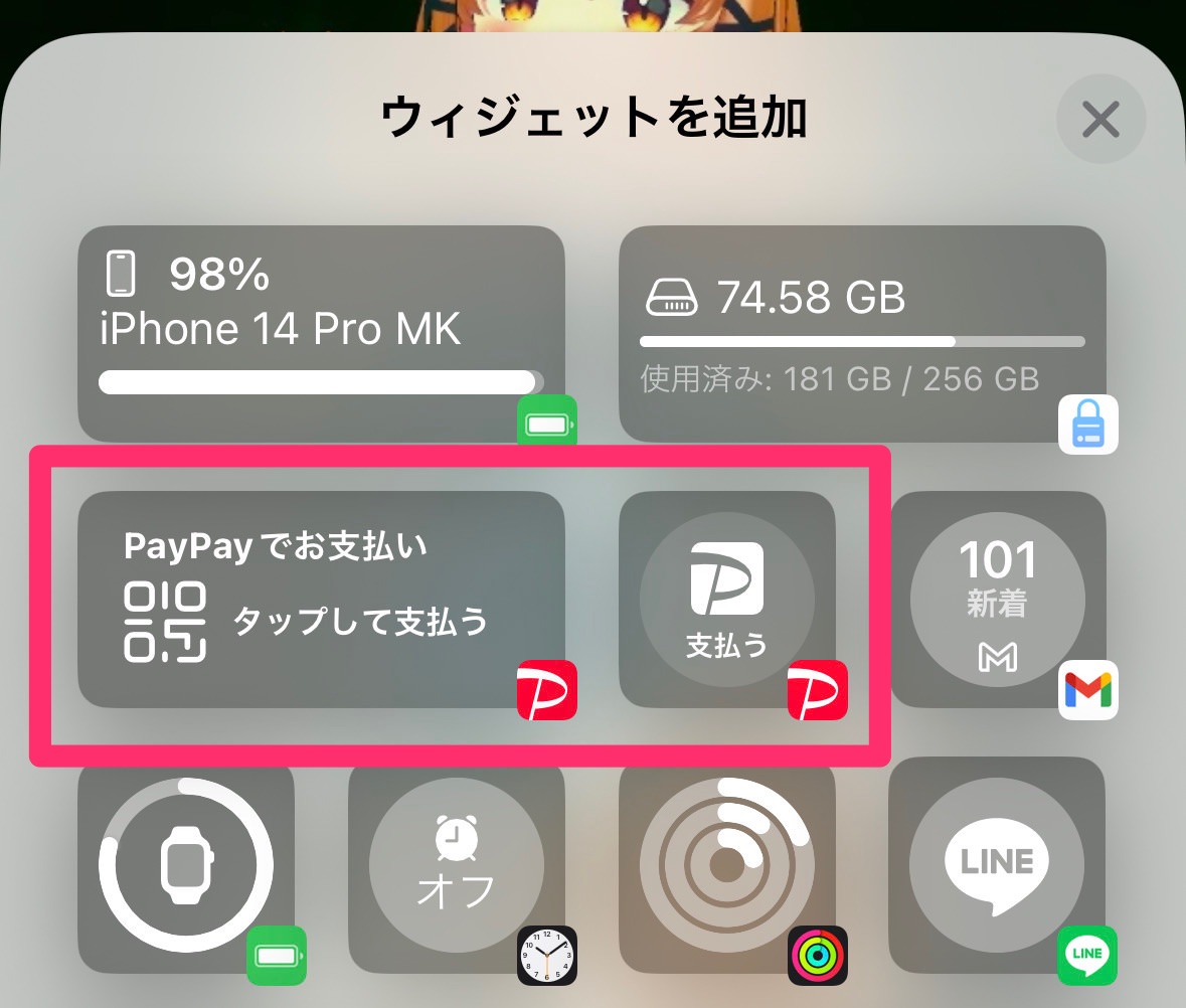 Paypay widget 06000