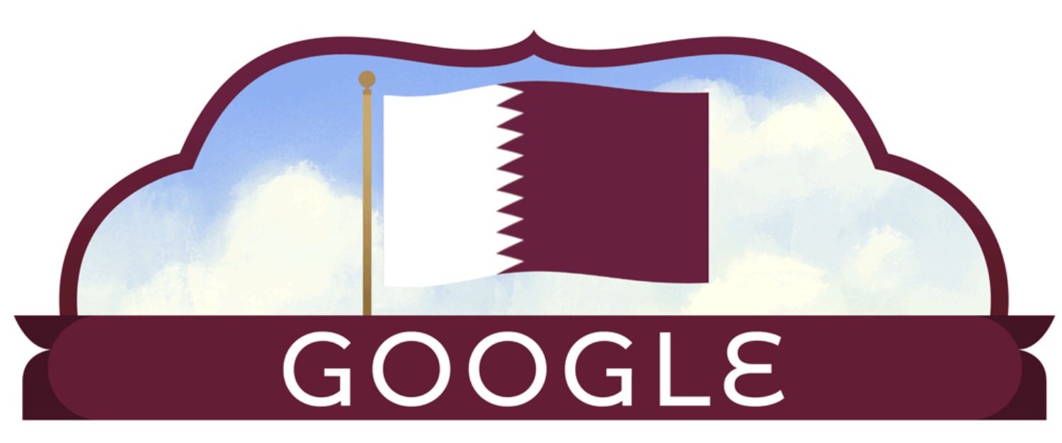 Google logo qatar national day