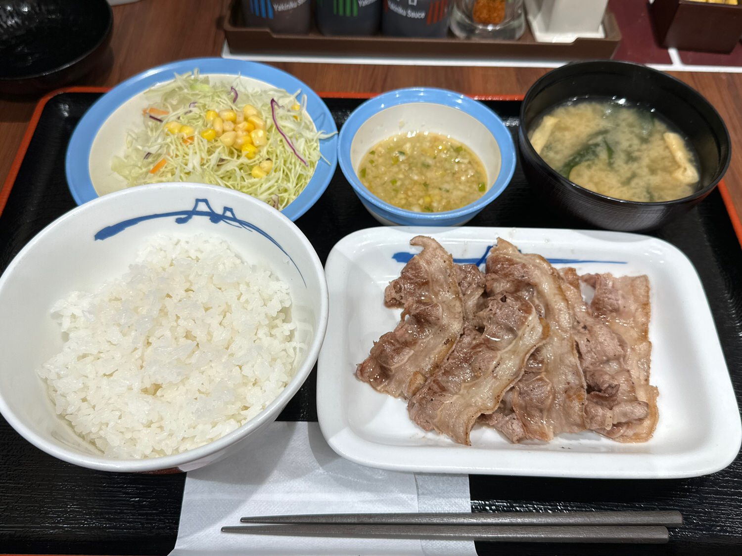 松屋 牛焼肉定食 001 21