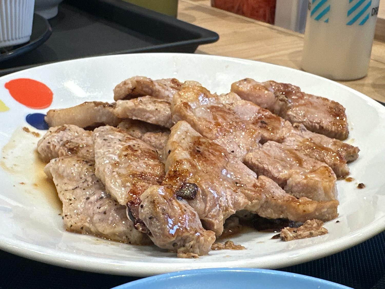 松屋「肉厚豚焼肉定食」 003 23