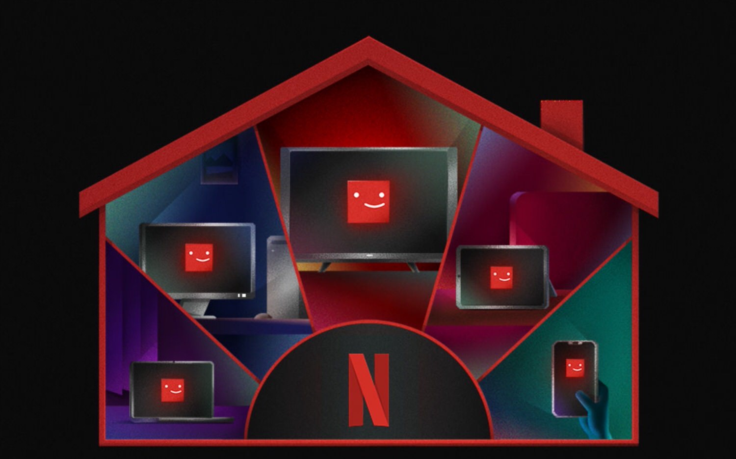 Netflix share stop