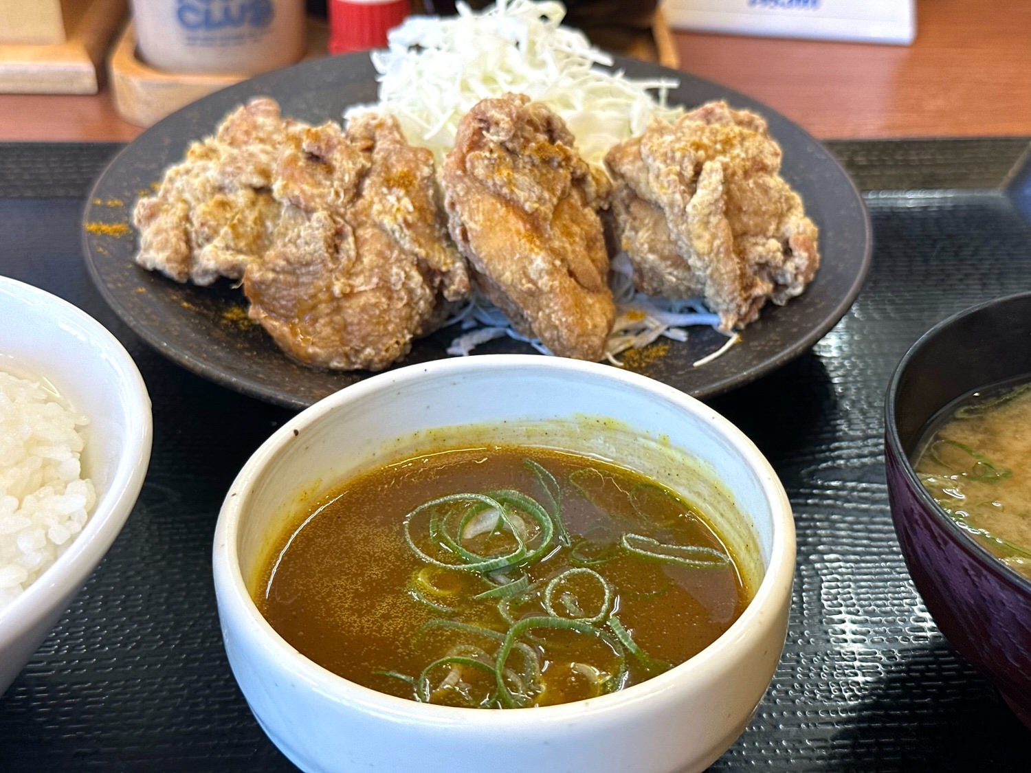 からやま 出汁カレーからあげ定食 006 16