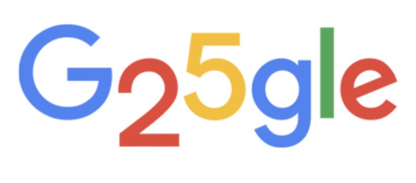 Google 創立 25 周年