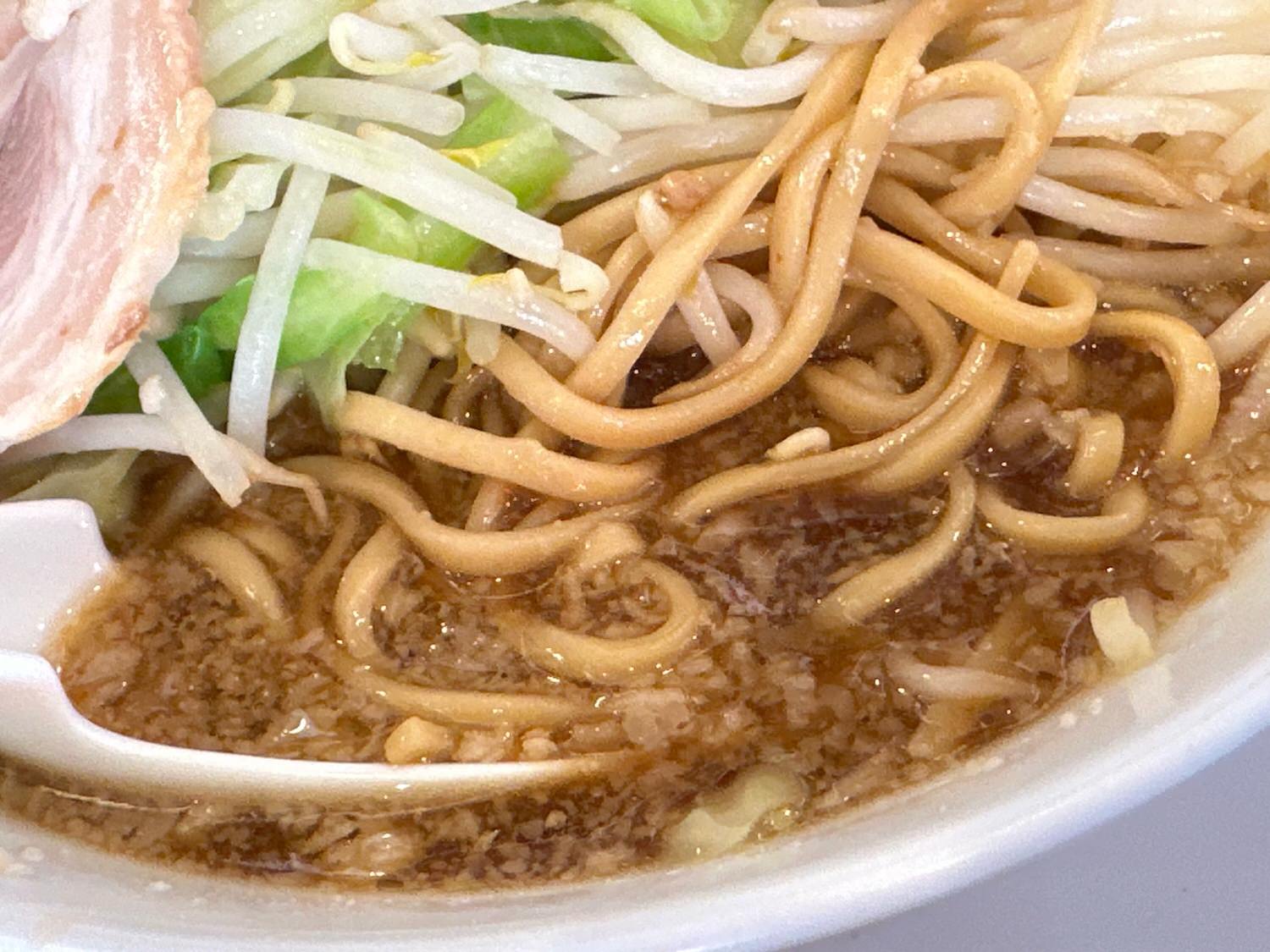 魁力屋 にんにく背脂醤油ラーメン 二郎 インスパイア 014